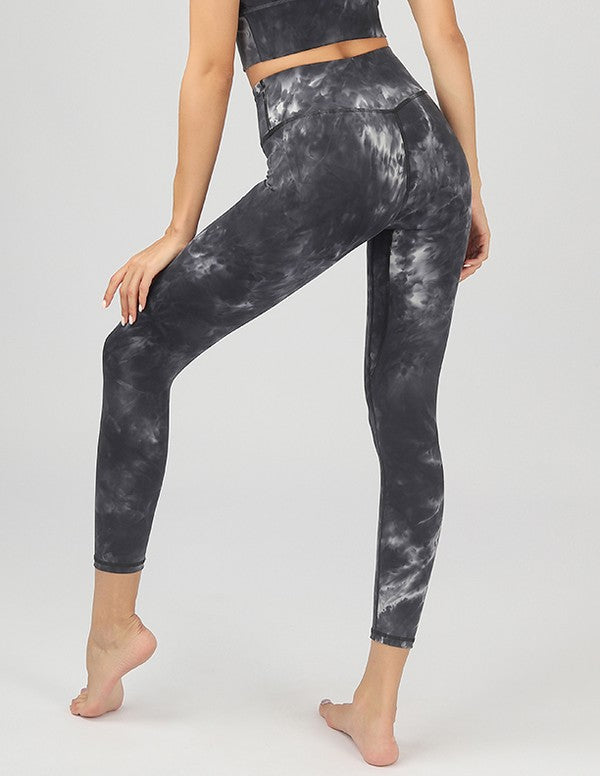 Tie-Dye Seamless High Waisted Leggings