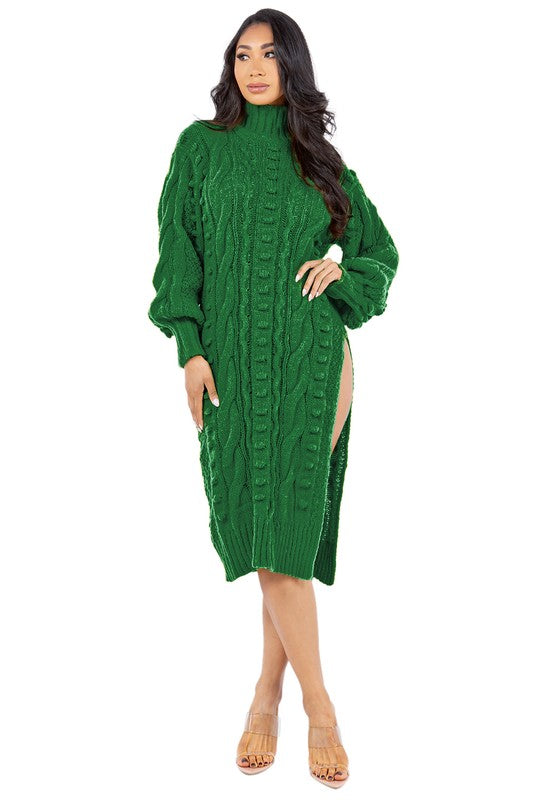 WOMEN FASHION SWEATER DRESS