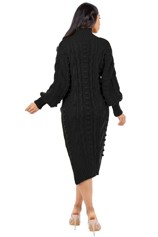 WOMEN FASHION SWEATER DRESS