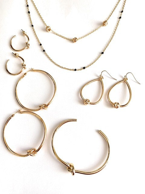 Love Knot Hoop Earrings