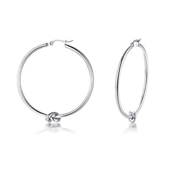 Love Knot Hoop Earrings