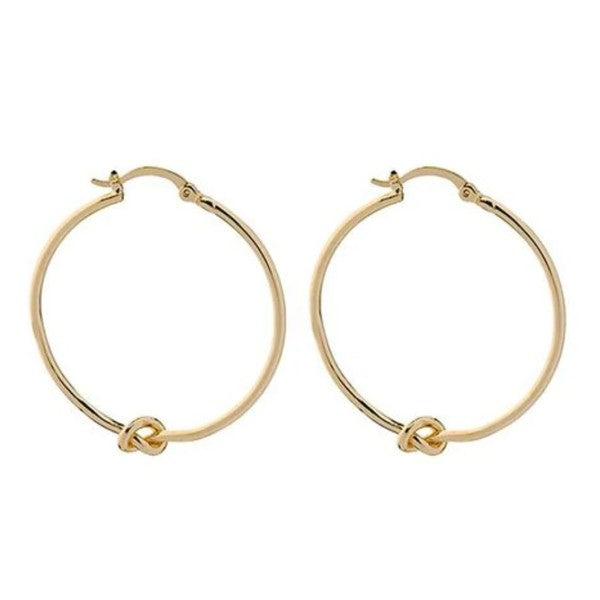 Love Knot Hoop Earrings